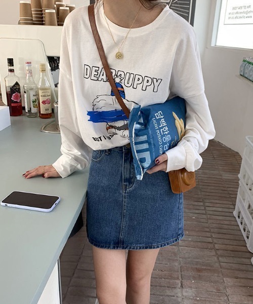 【Celine】デニム ミニ スカート（ネイビーブルー） セール】ビジュー付きデニムミニスカート（デニムスカート