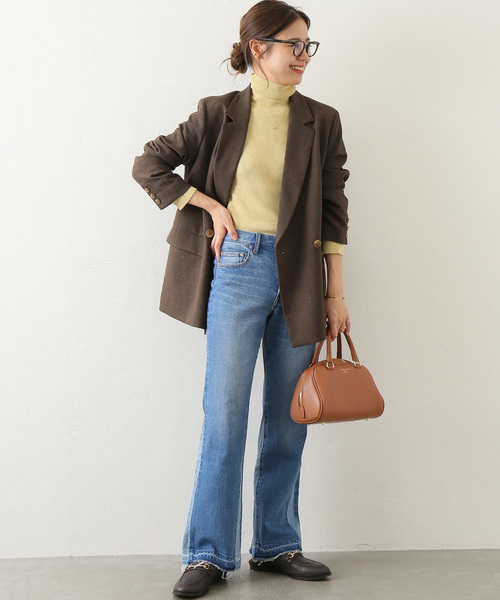 JOURNAL STANDARD relume（ジャーナルスタンダード　レリューム）の「《追加》シャークツイードテーラドジャケット（テーラードジャケット・レディース・ブラウン・36/38）」の13枚目の写真