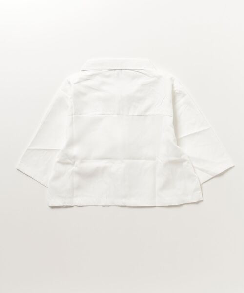 gossip!ロサンゼルス(ゴシップロサンゼルス)の「YUGA レギュラーカラー ショートジャケットシャツ(シャツ/ブラウス・レディース・ブラック/ホワイト・FREE)」の8枚目の写真