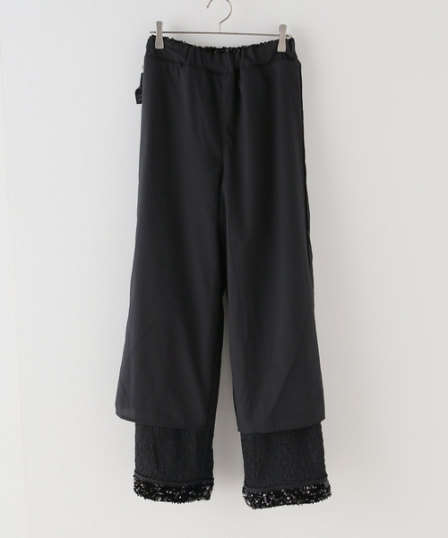 plage(プラージュ)の「spangle パンツ(スラックス・レディース・ブラック・36/38)」の10枚目の写真