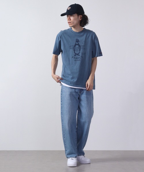 LUMBER(ランバー)の「LUMBER プリントTシャツ(Tシャツ/カットソー・レディース・ホワイト/グレイッシュブルー/ホワイト系/ホワイト系1/ホワイト系3/ホワイト系4/ピンク系/ウッド/ナチュラル/ホワイト系2/ブラック系1/ピンク系1/ブラック系/イエロー系/マスタード・M/L/XL)」の16枚目の写真