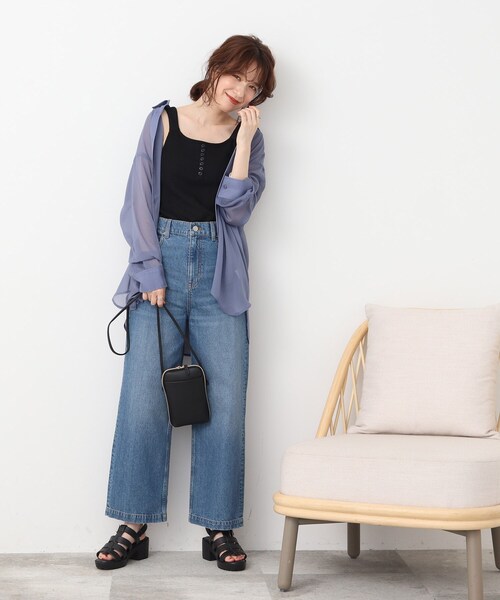 SHOO・LA・RUE（シューラルー）の「◆【お財布機能付き】ショルダーバッグ（ショルダーバッグ・レディース・ブラック/ベージュ/ブルー/ブラック系3/ブラウン系4/ピンク系・00）」の21枚目の写真