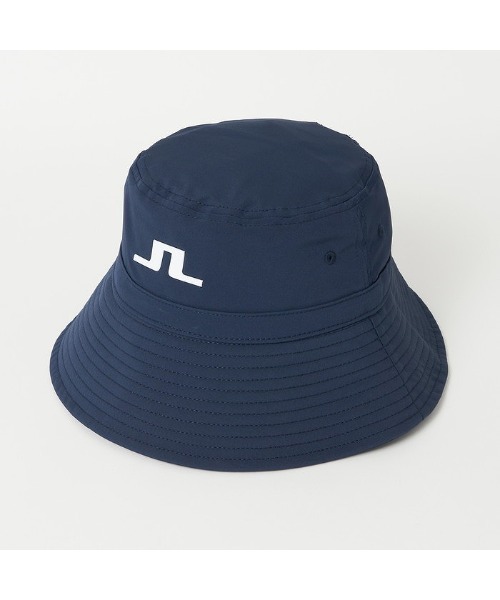 J.LINDEBERG リンドバーグ ロゴ マーク　バケットハット J.LINDEBERG（ジェイリンドバーグ）の「J.LINDEBERG（ジェイ