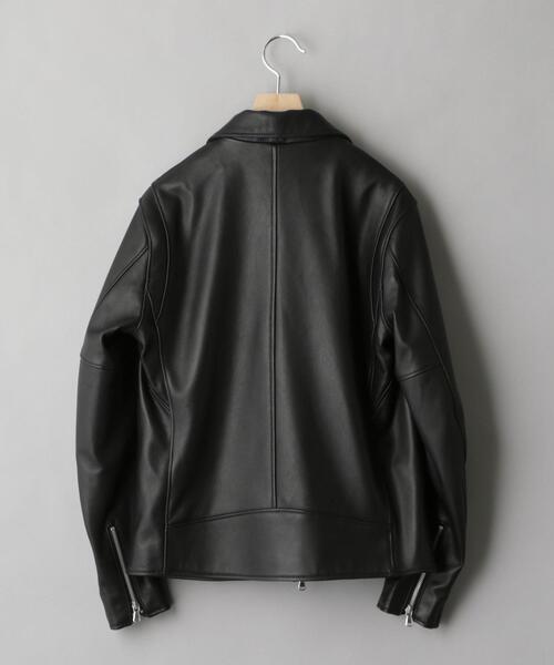 極美品✨ユナイテッドアローズ ダブルライダースジャケット とろとろ羊革 黒 XL 極美品✨ユナイテッドアローズ ダブルライダースジャケット