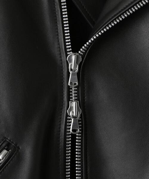 極美品✨ユナイテッドアローズ ダブルライダースジャケット とろとろ羊革 黒 XL 極美品✨ユナイテッドアローズ ダブルライダースジャケット