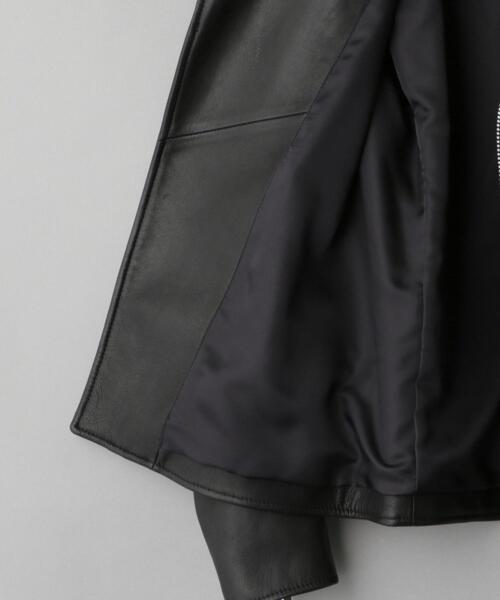 BEAUTY&YOUTH UNITED ARROWS（ビューティーアンドユースユナイテッドアローズ）の「【WEB限定】 シープ ダブル ライダースジャケット（ライダースジャケット・メンズ・ブラック・L/S/M/XL）」の14枚目の写真
