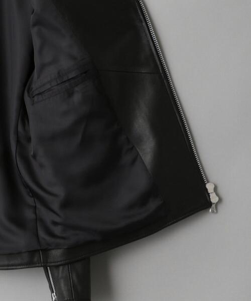 BEAUTY&YOUTH UNITED ARROWS（ビューティーアンドユースユナイテッドアローズ）の「【WEB限定】 シープ ダブル ライダースジャケット（ライダースジャケット・メンズ・ブラック・L/S/M/XL）」の15枚目の写真