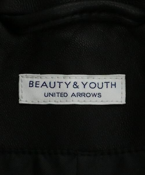 BEAUTY&YOUTH UNITED ARROWS（ビューティーアンドユースユナイテッドアローズ）の「【WEB限定】 シープ ダブル ライダースジャケット（ライダースジャケット・メンズ・ブラック・L/S/M/XL）」の16枚目の写真