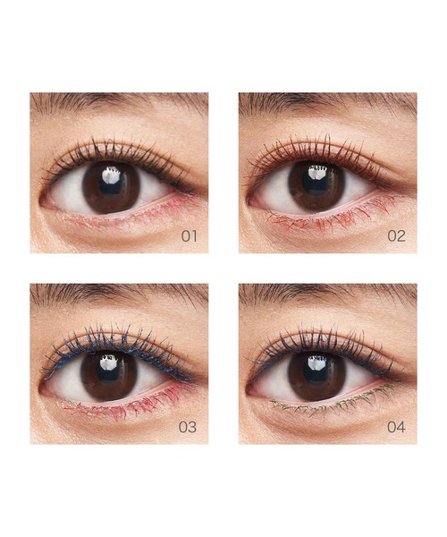 RMK(アールエムケー)の「RMK Wカラーマスカラ(マスカラ・レディース・02 ブラウンオレンジ/03 ブルーバイオレット/04 インディゴグリーン/01 ブラックピンク・FREE)」の5枚目の写真