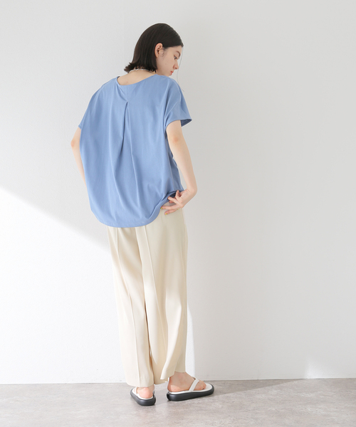 B.C STOCK（ベーセーストック）の「ワイドストレートパンツ（スラックス・レディース・ブラック/ブラウン/ベージュ・FREE）」の20枚目の写真