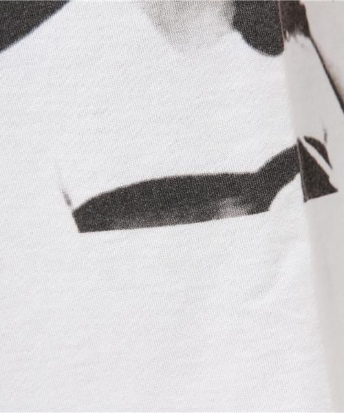 ROSE BUD(ローズバッド)の「LCTT-151116 PHOTO PT C/N S/S-T(Tシャツ/カットソー・レディース・ホワイト/ミックスグレー・ONE SIZE)」の11枚目の写真