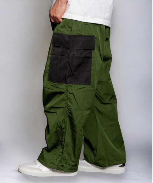 CERCA（チェルカ）の「KI/カラー切替スノーカーゴパンツ（カーゴパンツ・メンズ・ブラック/カーキ/レッド・L/M）」の5枚目の写真