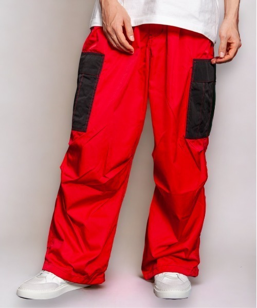 CERCA（チェルカ）の「KI/カラー切替スノーカーゴパンツ（カーゴパンツ・メンズ・ブラック/カーキ/レッド・L/M）」の6枚目の写真