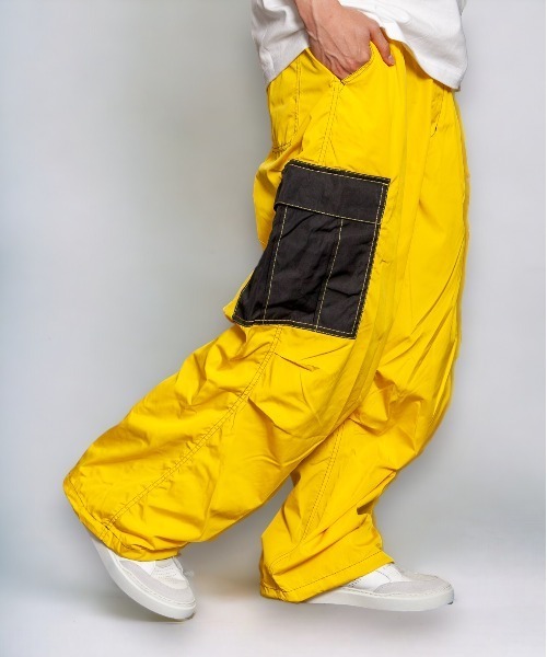 CERCA（チェルカ）の「KI/カラー切替スノーカーゴパンツ（カーゴパンツ・メンズ・ブラック/カーキ/レッド・L/M）」の8枚目の写真