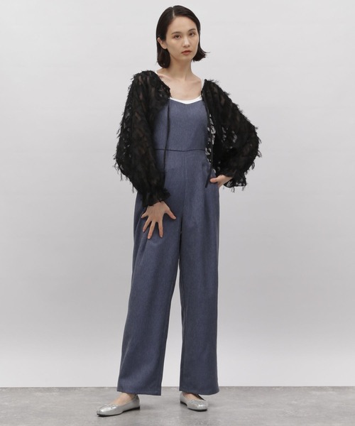 LAKOLE（ラコレ）の「フリンジボレロ / 975028（カーディガン/ボレロ・レディース・ブラック/アイボリー・SMALL/MEDIUM）」の12枚目の写真