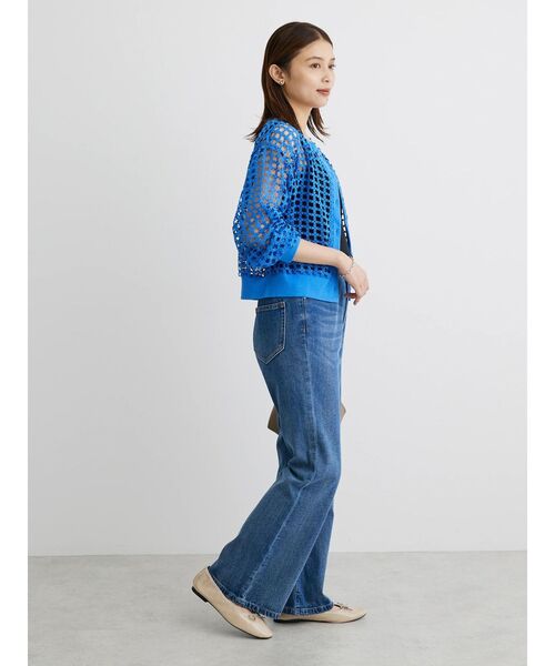 Sugar spoon（シュガースプーン）の「・SUGAR　SPOON　カラーデニムフレアパンツ（デニムパンツ・レディース・インディゴブルー/ブラウン/グリーン/レッド・FREE）」の17枚目の写真