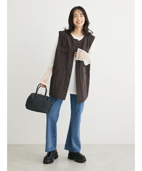 Sugar spoon（シュガースプーン）の「・SUGAR　SPOON　カラーデニムフレアパンツ（デニムパンツ・レディース・インディゴブルー/ブラウン/グリーン/レッド・FREE）」の22枚目の写真