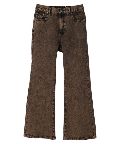 Sugar spoon（シュガースプーン）の「・SUGAR　SPOON　カラーデニムフレアパンツ（デニムパンツ・レディース・インディゴブルー/ブラウン/グリーン/レッド・FREE）」の8枚目の写真