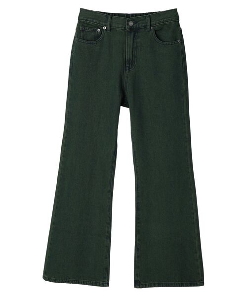 Sugar spoon（シュガースプーン）の「・SUGAR　SPOON　カラーデニムフレアパンツ（デニムパンツ・レディース・インディゴブルー/ブラウン/グリーン/レッド・FREE）」の9枚目の写真