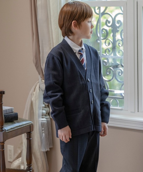 Catherine Cottage（キャサリンコテージ）の「スクールニットカーディガン/プルオーバー（ニット/セーター・キッズ・ネイビー/ネイビー系2・140/130/150/120/160/110/165）」の9枚目の写真