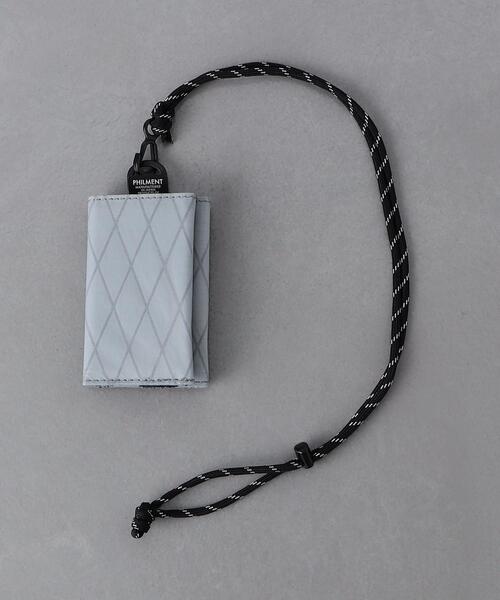 UNITED ARROWS（ユナイテッドアローズ）の「＜PHILMENT＞ EG NECK WLT CASE/ウォレット（財布・メンズ・ブラック/ホワイト/グレー・FREE）」の3枚目の写真
