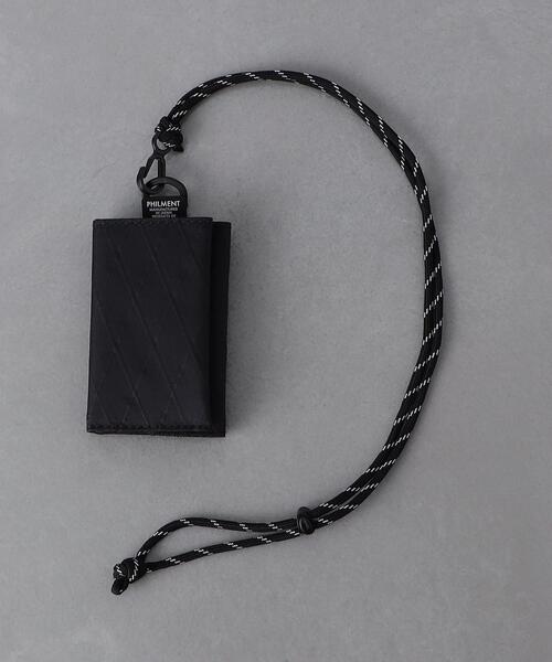 UNITED ARROWS（ユナイテッドアローズ）の「＜PHILMENT＞ EG NECK WLT CASE/ウォレット（財布・メンズ・ブラック/ホワイト/グレー・FREE）」の2枚目の写真