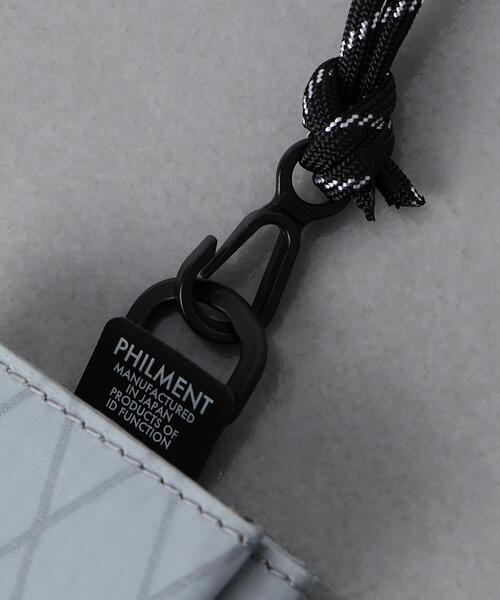 UNITED ARROWS（ユナイテッドアローズ）の「＜PHILMENT＞ EG NECK WLT CASE/ウォレット（財布・メンズ・ブラック/ホワイト/グレー・FREE）」の12枚目の写真