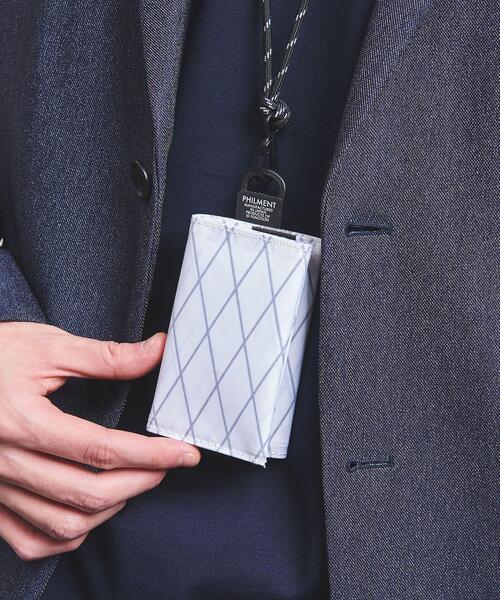 UNITED ARROWS（ユナイテッドアローズ）の「＜PHILMENT＞ EG NECK WLT CASE/ウォレット（財布・メンズ・ブラック/ホワイト/グレー・FREE）」の19枚目の写真