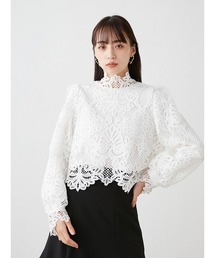 SNIDEL（スナイデル）の「レースブラウス（シャツ/ブラウス）」 - WEAR