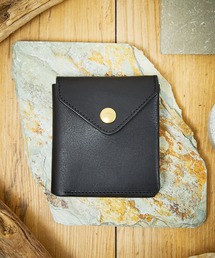 cramp | Cramp クランプ / イタリアンシュリンクレザー ギャルソンスリムウォレット 2つ折り革財布 / Cr-175(財布)