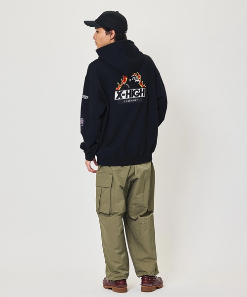 XLARGE(エクストララージ)の「XLARGE × HIGH COMPANY 6PANEL CAP(キャップ・メンズ・ブラック・ONE SIZE)」の5枚目の写真