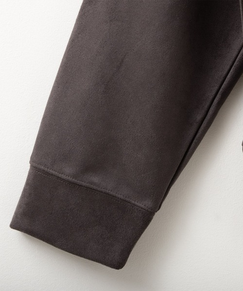 Mossimo（モッシモ）の「MOSSIMO（モッシモ）フェイクスウェードクルーネックプルオーバー（その他トップス・メンズ・グレー系その他/ブラック・M/L/XL）」の5枚目の写真