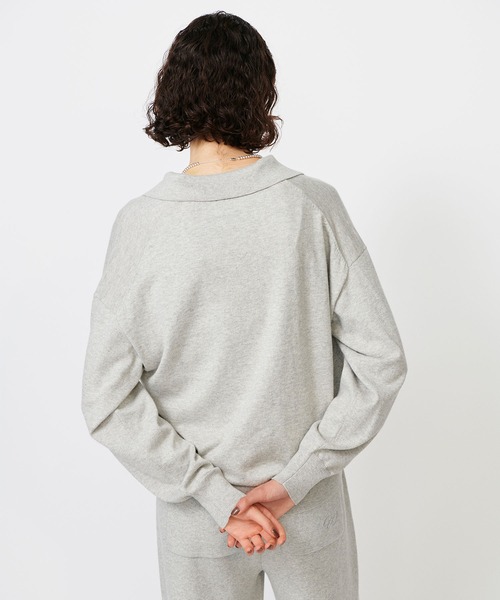 N.O.R.C(ノーク)の「コットンカシミヤオープンカラーニット(ニット/セーター・レディース・ネイビー/グレー・フリー)」の20枚目の写真