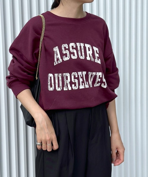 LEPSIM（レプシィム）の「アソートロゴスウェット　969679（スウェット・レディース・グレー/アイボリー/ブルー/レッド/チャコールグレー・FREE）」の5枚目の写真