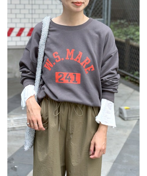 LEPSIM（レプシィム）の「アソートロゴスウェット　969679（スウェット・レディース・グレー/アイボリー/ブルー/レッド/チャコールグレー・FREE）」の12枚目の写真