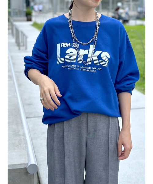 LEPSIM（レプシィム）の「アソートロゴスウェット　969679（スウェット・レディース・グレー/アイボリー/ブルー/レッド/チャコールグレー・FREE）」の20枚目の写真