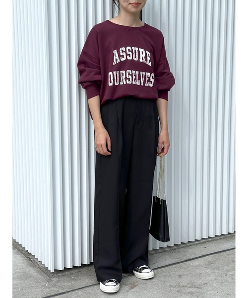 LEPSIM（レプシィム）の「アソートロゴスウェット　969679（スウェット・レディース・グレー/アイボリー/ブルー/レッド/チャコールグレー・FREE）」の19枚目の写真