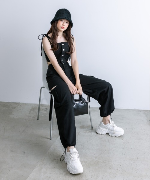 OLIVE des OLIVE（オリーブデオリーブ）の「シャギークロ―シュハット　1032150030（ハット・レディース・アイボリー/グレイッシュベージュ/ブラック・FREE）」の11枚目の写真