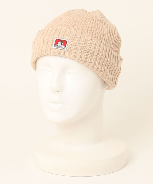 BEN DAVIS（ベンデイビス）の「MICRO LOGO COTTON KNIT CAP（ニットキャップ/ビーニー・メンズ・ベージュ/グレー系その他/モカ/ブルー系その他/ホワイト/ブラック/ダークグリーン/ワイン・FREE）」の5枚目の写真