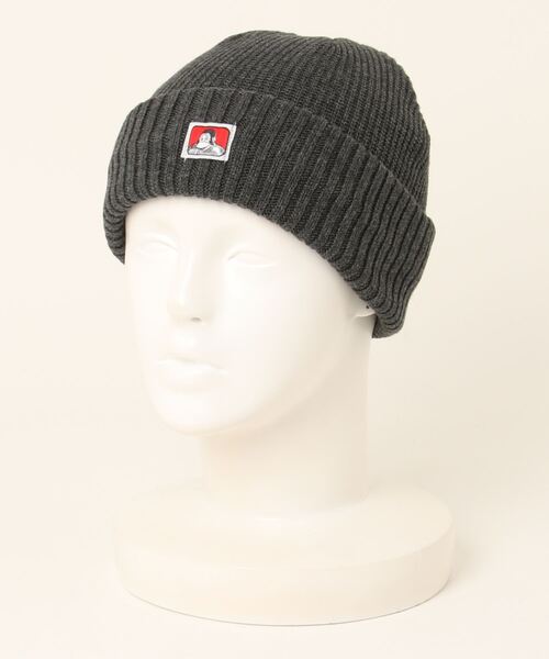 BEN DAVIS（ベンデイビス）の「MICRO LOGO COTTON KNIT CAP（ニットキャップ/ビーニー・メンズ・ベージュ/グレー系その他/モカ/ブルー系その他/ホワイト/ブラック/ダークグリーン/ワイン・FREE）」の3枚目の写真