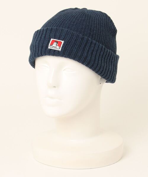 BEN DAVIS（ベンデイビス）の「MICRO LOGO COTTON KNIT CAP（ニットキャップ/ビーニー・メンズ・ベージュ/グレー系その他/モカ/ブルー系その他/ホワイト/ブラック/ダークグリーン/ワイン・FREE）」の7枚目の写真