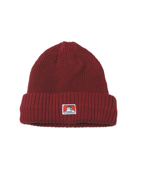 BEN DAVIS（ベンデイビス）の「MICRO LOGO COTTON KNIT CAP（ニットキャップ/ビーニー・メンズ・ベージュ/グレー系その他/モカ/ブルー系その他/ホワイト/ブラック/ダークグリーン/ワイン・FREE）」の8枚目の写真