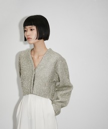 venit（ヴェニット）の「【venit for ADAM ET ROPE'】Metallic Shaggy Cardigan（カーディガン/ボレロ・レディース）」