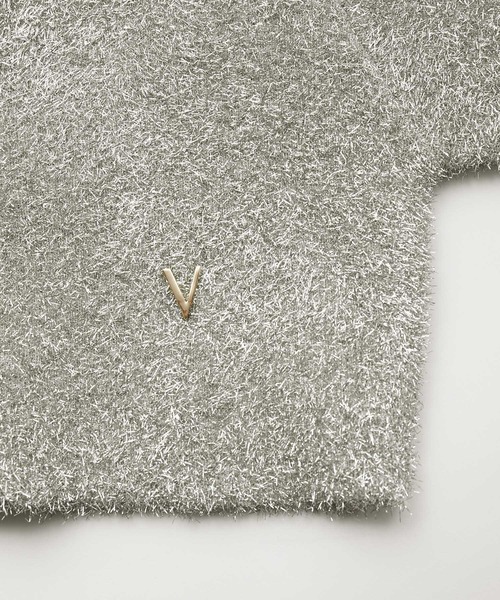 venit(ヴェニット)の「【venit for ADAM ET ROPE'】Metallic Shaggy Cardigan(カーディガン/ボレロ・レディース・ゴールド・FREE)」の9枚目の写真