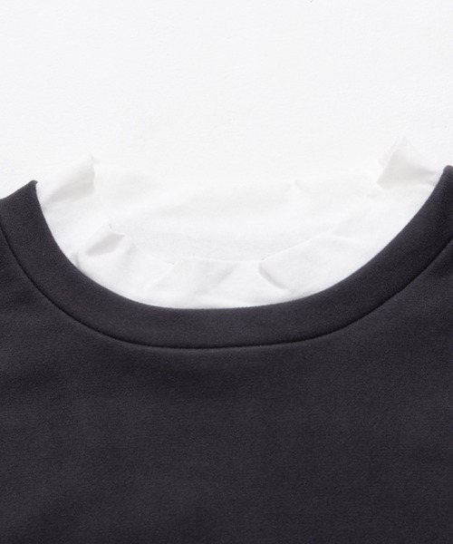 SILVER BULLET(シルバーバレット)の「『SILVER BULLET SELECT AP/シルバーバレットセレクト』スムースピーチモックネックフェイクレイヤードロンTEE(Tシャツ/カットソー・メンズ・チャコールグレー/ネイビー/アイボリー/ブラウン・M/L/XL)」の22枚目の写真