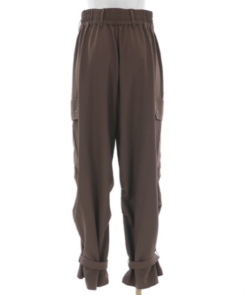 axes femme（アクシーズファム）の「タックデザインカーゴパンツ（カーゴパンツ・レディース・グレー/ダークブラウン/ブラック・FREE）」の9枚目の写真