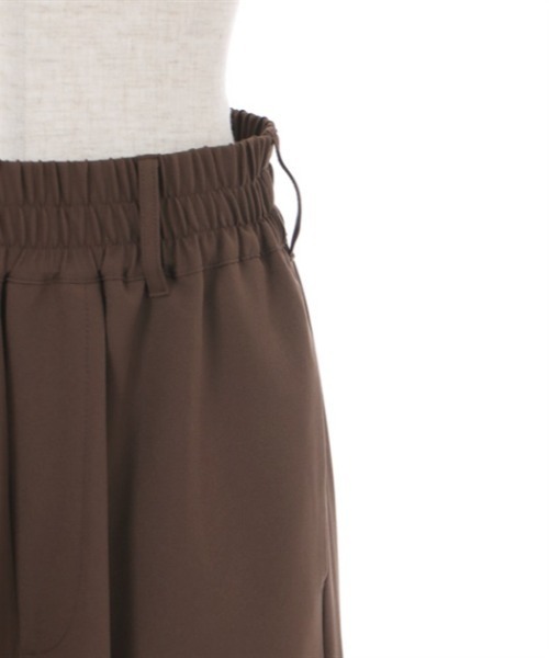 axes femme（アクシーズファム）の「タックデザインカーゴパンツ（カーゴパンツ・レディース・グレー/ダークブラウン/ブラック・FREE）」の10枚目の写真