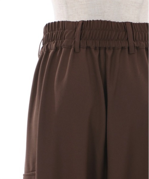 axes femme（アクシーズファム）の「タックデザインカーゴパンツ（カーゴパンツ・レディース・グレー/ダークブラウン/ブラック・FREE）」の13枚目の写真