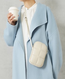 Actually | フェイクレザー キルトスマホショルダー(ショルダーバッグ)