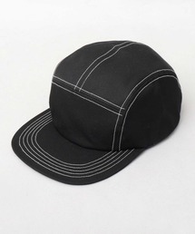 Mr.COVER | 日本製 高密度ツイル ステッチ配色 ワイドブリム ロングビル ジェットキャップ(キャップ)